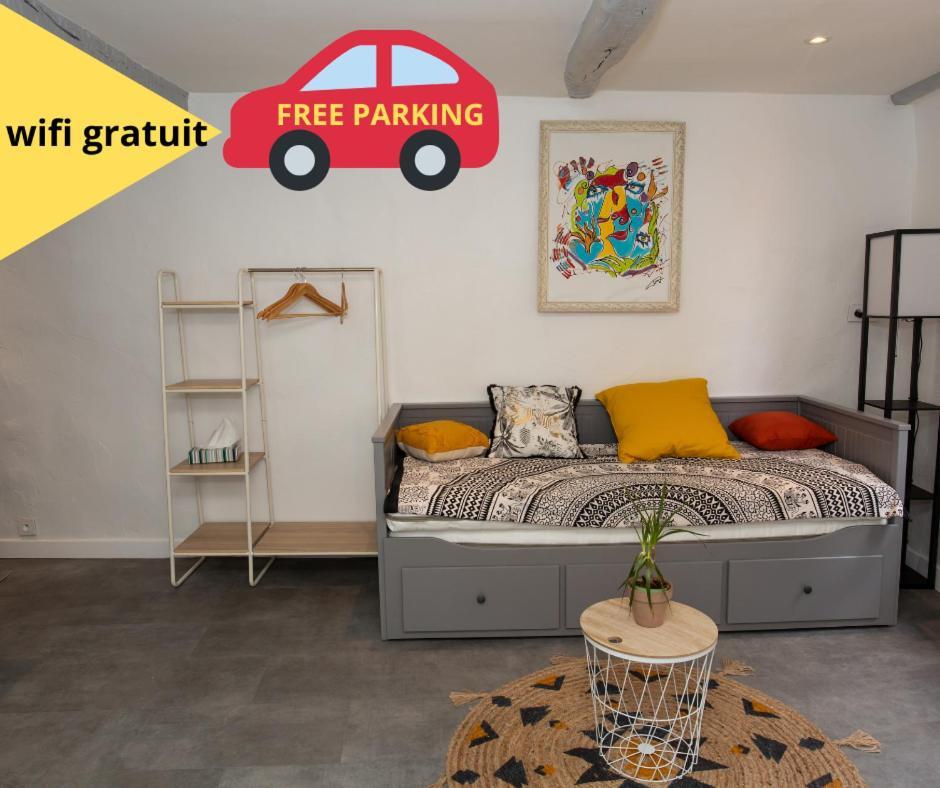 Studio Cosy Dans Centre Historique Avec Parking Apartment กราส ภายนอก รูปภาพ